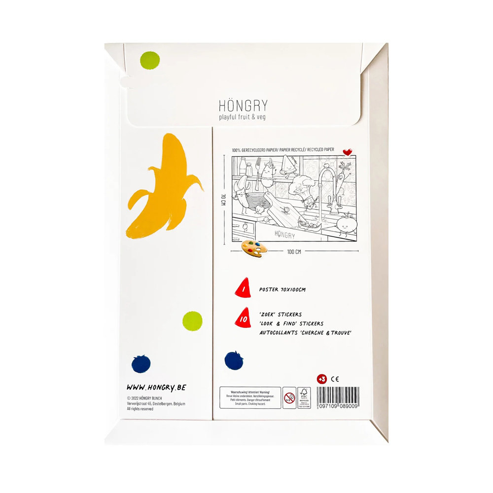 HÖNGRY Höngry - XL kleurplaat - mimi HÖNGRY Höngry - XL kleurplaat - mimi