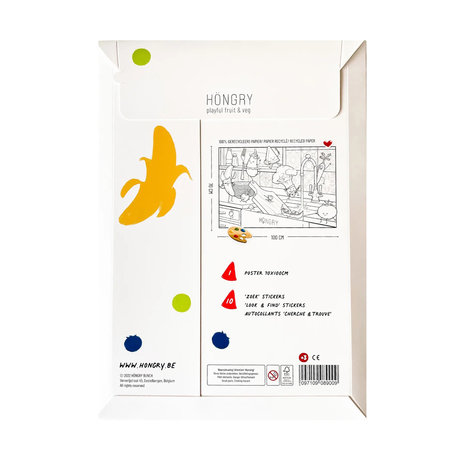HÖNGRY Höngry - XL kleurplaat - mimi HÖNGRY Höngry - XL kleurplaat - mimi
