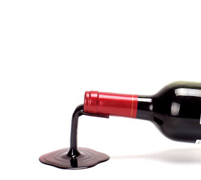 Ilsangisang Fall in wine - wijnfleshouder - red