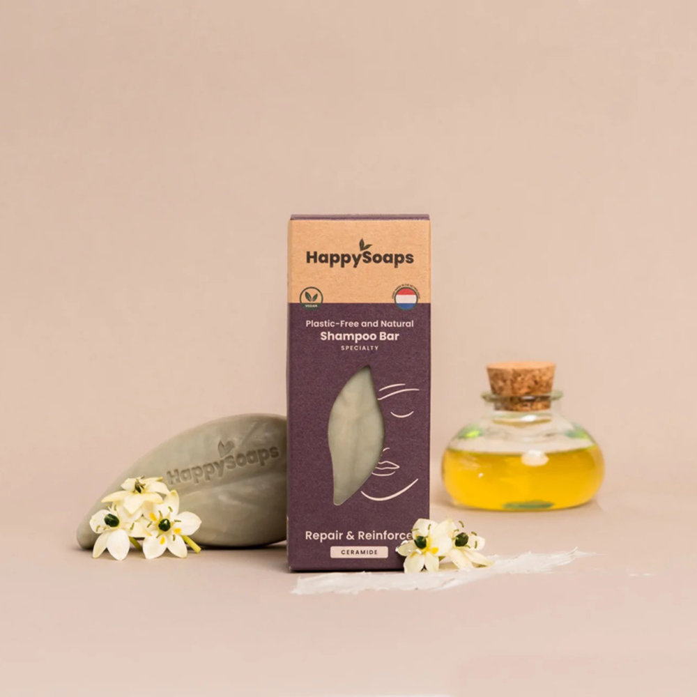 HappySoaps Happysoaps - specialty shampoo bar - repair & reinforce HappySoaps Happysoaps - specialty shampoo bar - repair & reinforce
