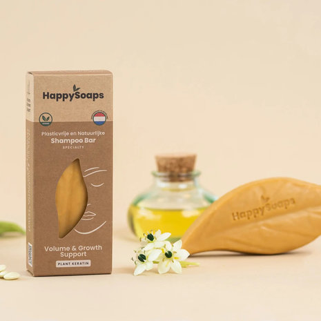 HappySoaps Happysoaps - specialty shampoo bar - volume & growth support HappySoaps Happysoaps - specialty shampoo bar - volume & growth support