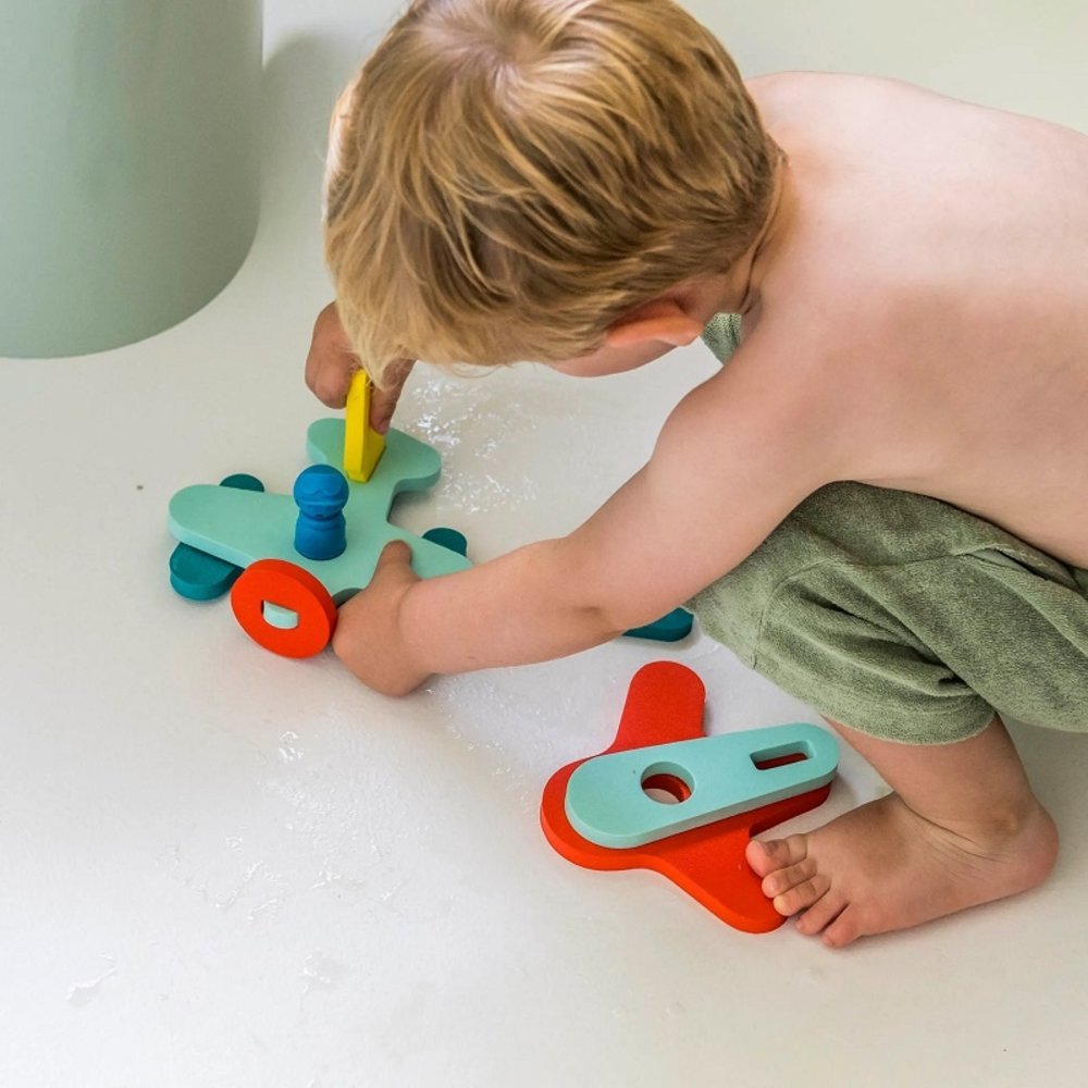 Quut Quut - badpuzzel - hoog in de lucht