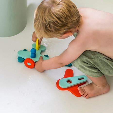 Quut Quut - badpuzzel - hoog in de lucht