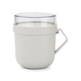 Brabantia Brabantia - make & take soepbeker (600 ml) - light grey Brabantia Brabantia - make & take soepbeker (600 ml) - light grey