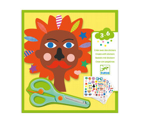 Djeco Djeco - knippen en plakken - hairdresser