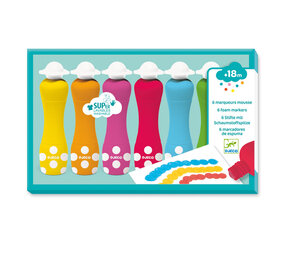 Djeco Djeco - foam markers (6 stuks)