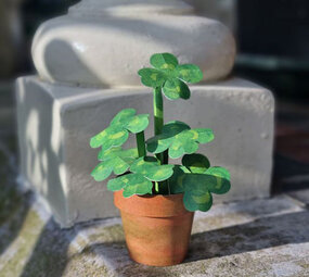 Piet Design Piet design - vouwkaart - klavertje vier