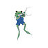 Sticky Tales - muursticker - kenny de kikker Sticky Tales - muursticker - kenny de kikker