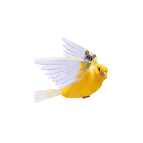 Sticky Tales Sticky Tales - muursticker - kanarie Sacha & muisje Bo