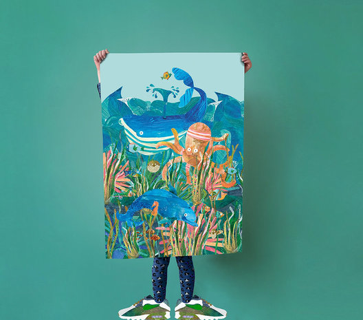 Storywalls Storywalls - zoekboek met poster - zee Storywalls Storywalls - zoekboek met poster - zee