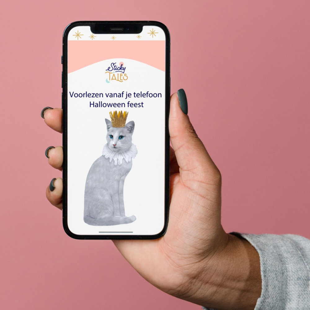 Sticky Tales Sticky Tales - muursticker - kat karel de grote Sticky Tales Sticky Tales - muursticker - kat karel de grote