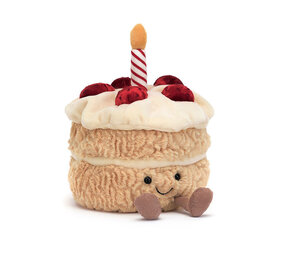 Jellycat Jellycat - amuseables knuffel - birthday cake Jellycat Jellycat - amuseables knuffel - birthday cake