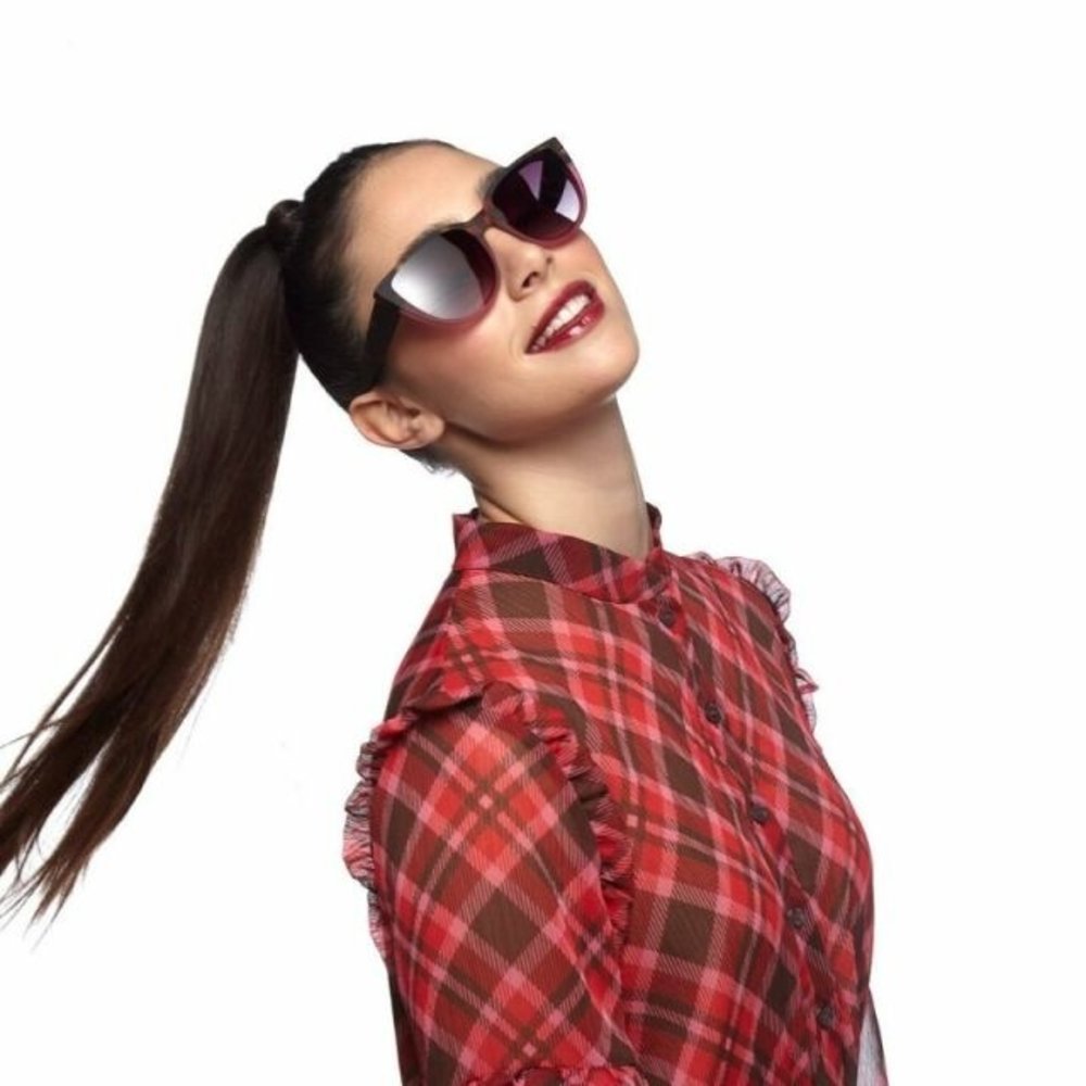 Okkia Okkia - zonnebril Silvia - cat eye - havana pink Okkia Okkia - zonnebril Silvia - cat eye - havana pink