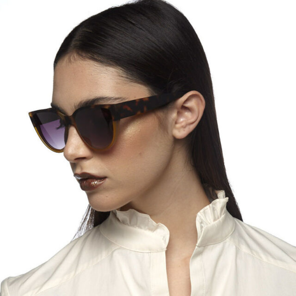 Okkia Okkia - zonnebril Silvia - cat eye - havana yellow Okkia Okkia - zonnebril Silvia - cat eye - havana yellow