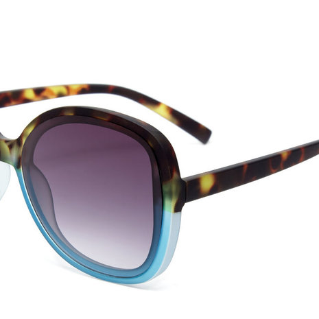 Okkia Okkia - zonnebril Anna - butterfly - havana blue Okkia Okkia - zonnebril Anna - butterfly - havana blue
