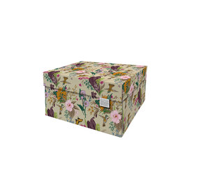 Dutch Design Brand Dutch design brand - opbergdoos medium - botanical  (2pack) Dutch Design Brand Dutch design brand - opbergdoos medium - botanical  (2pack)