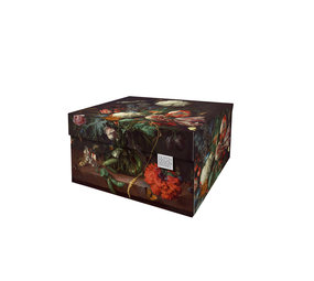 Dutch Design Brand Dutch design brand - opbergdoos medium - flowers  (2pack) Dutch Design Brand Dutch design brand - opbergdoos medium - flowers  (2pack)
