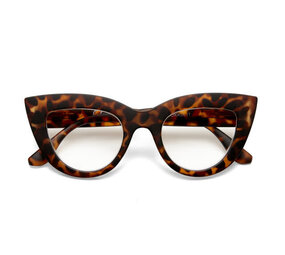 Okkia Okkia - leesbril Claudia - big cat eye - tartaruga