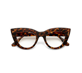Okkia Okkia - leesbril Claudia - big cat eye - tartaruga Okkia Okkia - leesbril Claudia - big cat eye - tartaruga