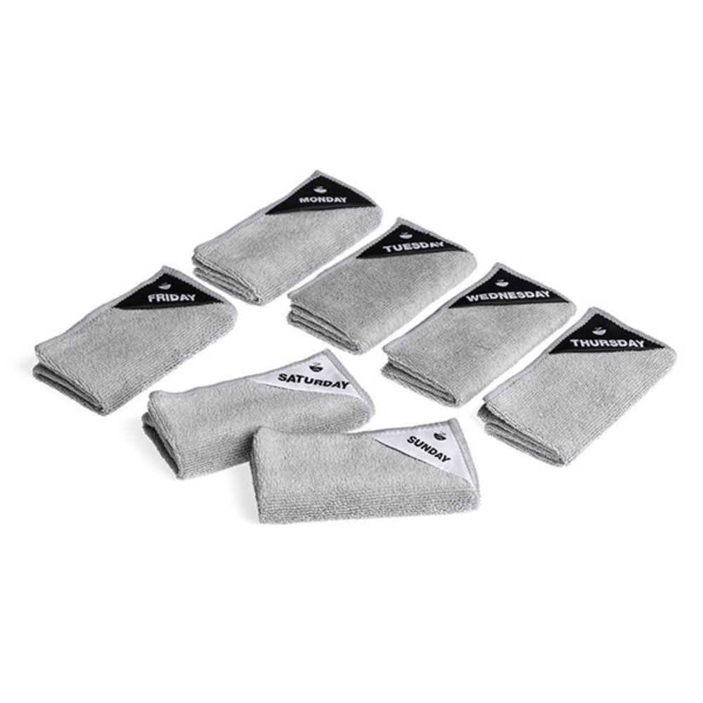 Klud Klud - microvezeldoekjes (set van 7) - grijs Klud Klud - microvezeldoekjes (set van 7) - grijs