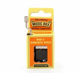 Kikkerland Kikkerland - muziekdoosje - what a wonderful world Kikkerland Kikkerland - muziekdoosje - what a wonderful world