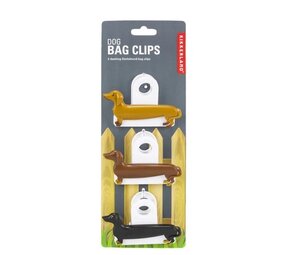 Kikkerland Kikkerland - clips - teckel (set van 3)