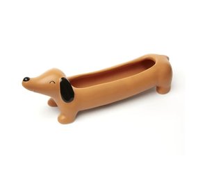 Kikkerland Kikkerland - plantenpot - daisy the dachshund Kikkerland Kikkerland - plantenpot - daisy the dachshund