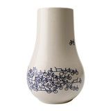 Heinen Delfts Blauw Heinen delfts blauw - vaas (H20 cm, Ø13 cm) - De blauwe fiets nr 1 Heinen Delfts Blauw Heinen delfts blauw - vaas (H20 cm, Ø13 cm) - De blauwe fiets nr 1