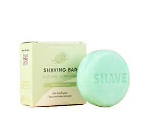 Shampoo bars SB - shaving bar - aloe vera komkommer Shampoo bars SB - shaving bar - aloe vera komkommer