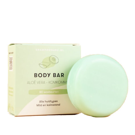 Shampoo bars SB - body bar - aloe vera komkommer Shampoo bars SB - body bar - aloe vera komkommer