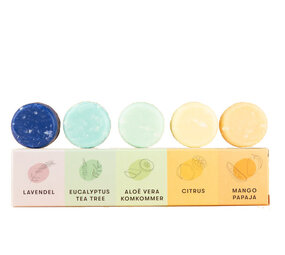 Shampoo bars SB - proefpakket - shampoo (5 mini bars)