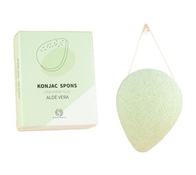 Shampoo bars SB - konjac spons - aloe vera (onzuivere huid)