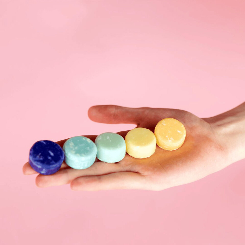 Shampoo bars SB - proefpakket - shampoo (5 mini bars) Shampoo bars SB - proefpakket - shampoo (5 mini bars)