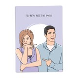 Kaart Blanche Kaart blanche - wenskaart - ross to my rachel