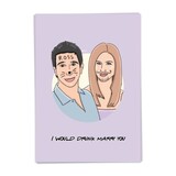 Kaart Blanche Kaart blanche - wenskaart - drunk marry you