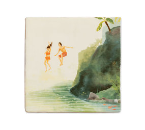 Storytiles Storytiles - tegel small - dare to jump (10x10 cm) Storytiles Storytiles - tegel small - dare to jump (10x10 cm)