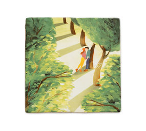 Storytiles Storytiles - tegel small - it started with a kiss (10x10 cm) Storytiles Storytiles - tegel small - it started with a kiss (10x10 cm)