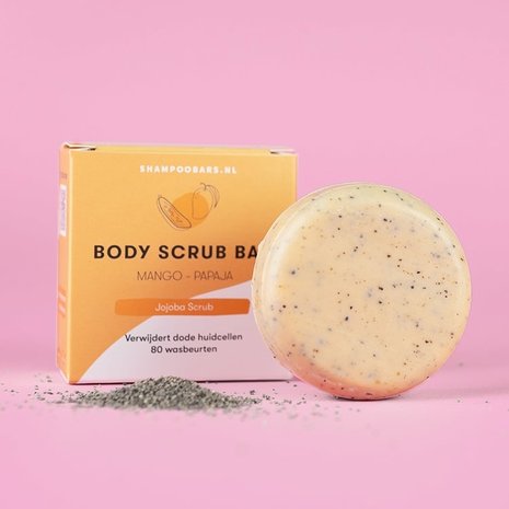 Shampoo bars SB - body scrub bar - mango papaja Shampoo bars SB - body scrub bar - mango papaja