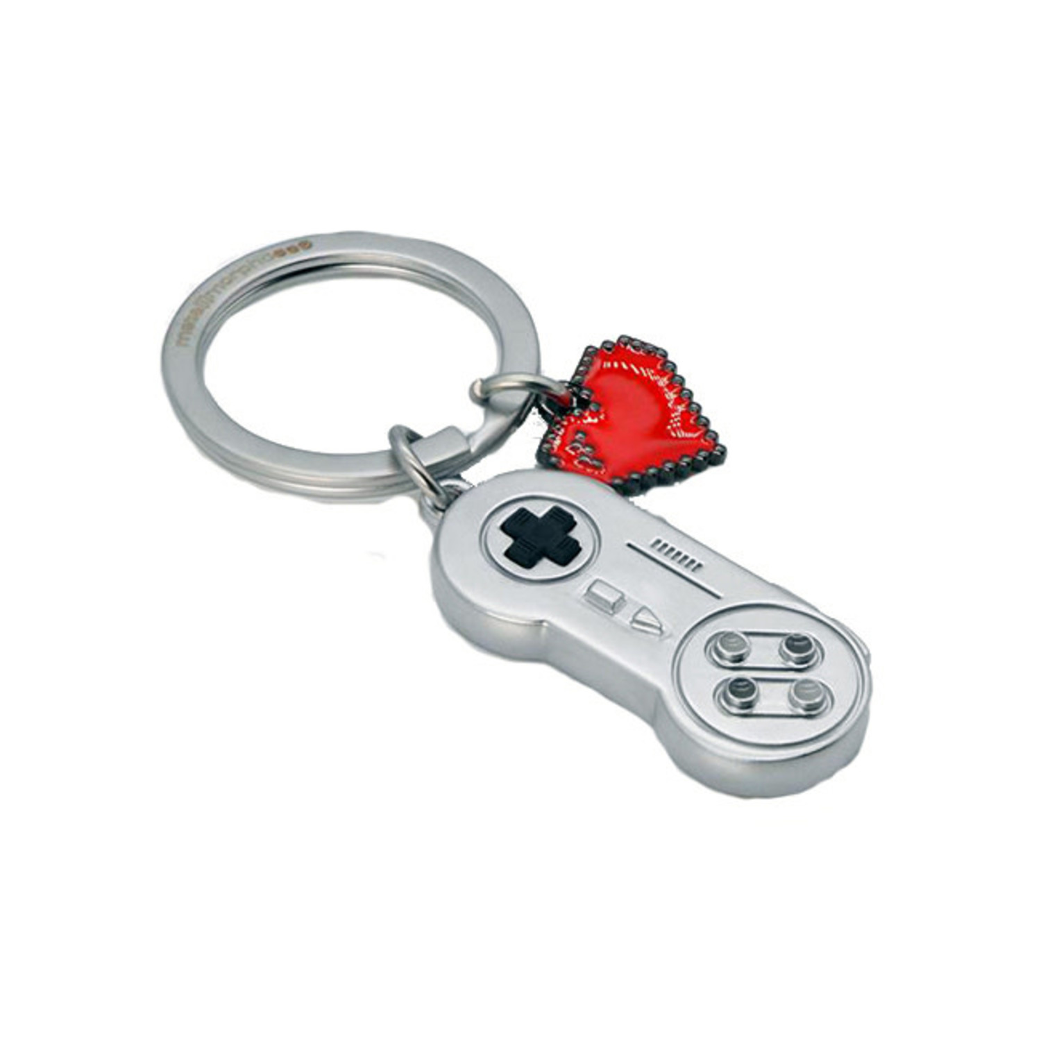 Chroom Metalmorphose Sleutelhanger Food - Barbecue - Zwart