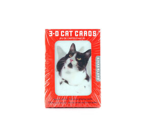 Kikkerland Kikkerland - 3D speelkaarten - katten Kikkerland Kikkerland - 3D speelkaarten - katten