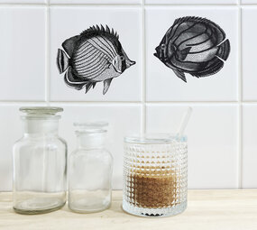 Boubouki Boubouki - tegelsticker - johnny & june (2 tegels)