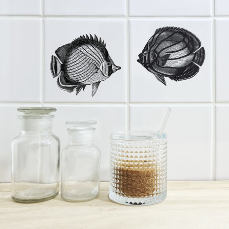 Boubouki Boubouki - tegelsticker - johnny & june (2 tegels)