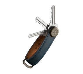 Orbitkey Orbitkey - key organizer 2.0 - crazy horse leather - marine blue