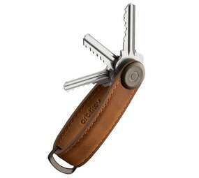 Orbitkey Orbitkey - key organizer 2.0 - crazy horse leather - chestnut brown