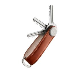 Orbitkey Orbitkey - key organizer 2.0 - premium leather - cognac/tan Orbitkey Orbitkey - key organizer 2.0 - premium leather - cognac/tan