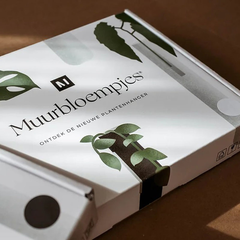 Muurbloempjes Muurbloempjes - magnetisch muurvaasje (6 stuks) - transparant Muurbloempjes Muurbloempjes - magnetisch muurvaasje (6 stuks) - transparant