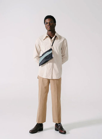 Susan Bijl Susan Bijl - the new pouch large - zwart en grijs