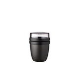 Mepal Mepal - lunchpot ellipse mini (300 + 120 ml) - nordic black Mepal Mepal - lunchpot ellipse mini (300 + 120 ml) - nordic black