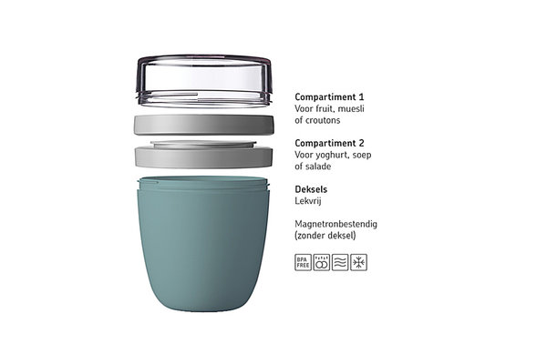 Mepal Mepal - lunchpot ellipse - oudroze