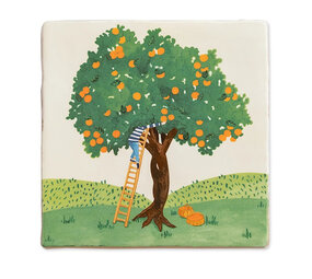 Storytiles Storytiles - tegel small - fruit picking (10x10 cm)